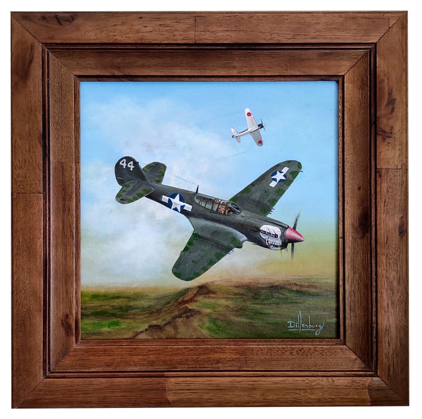 Curtiss P-40N 'Lulu Belle', White 44, 89th FS / 80th FG ('Burma Banshees') over Burma, 1944.