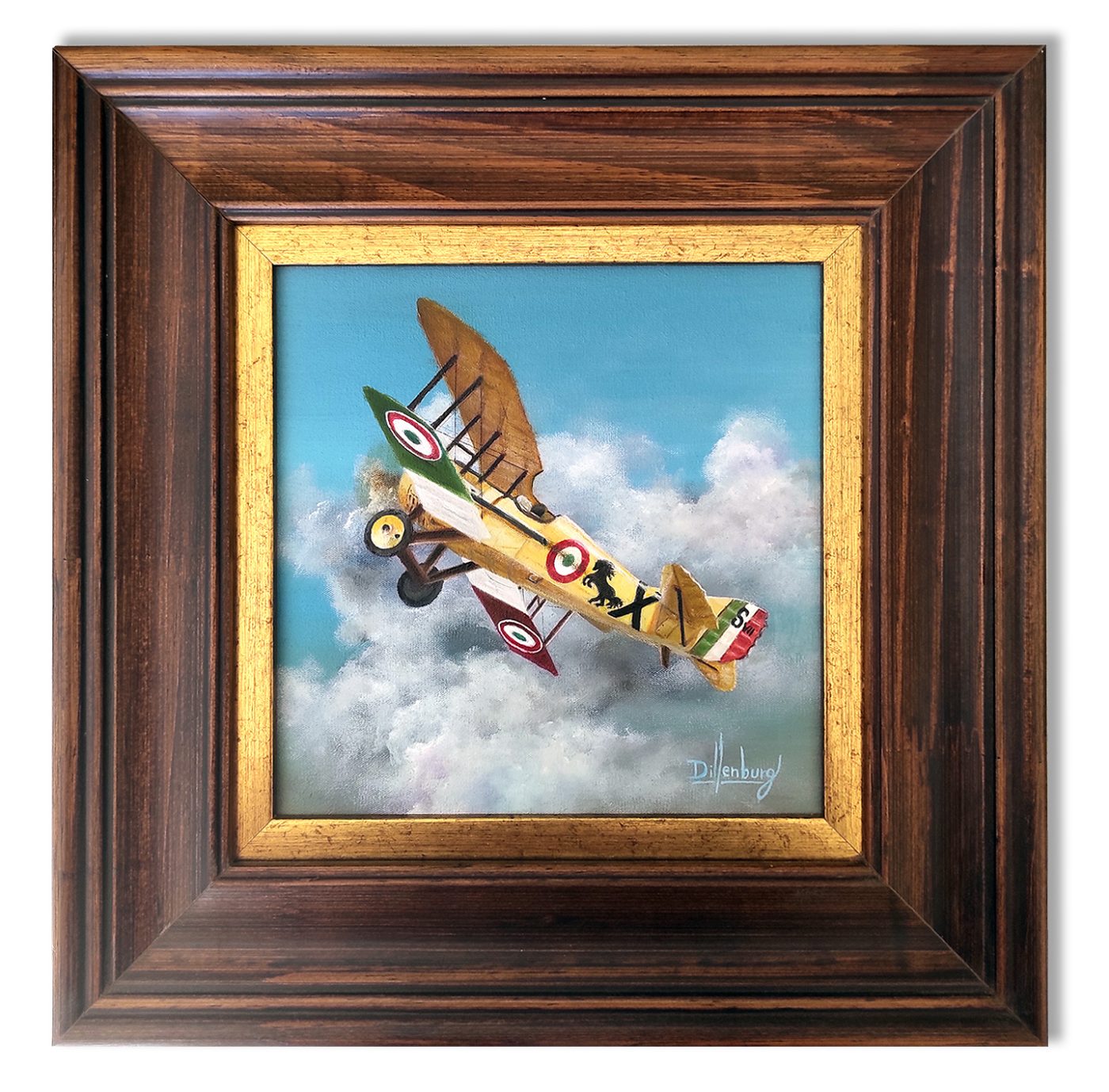 The SPAD S.VII of Francesco Baracca, Italy's top WWI ace — whose prancing-horse emblem later became the Ferrari badge.